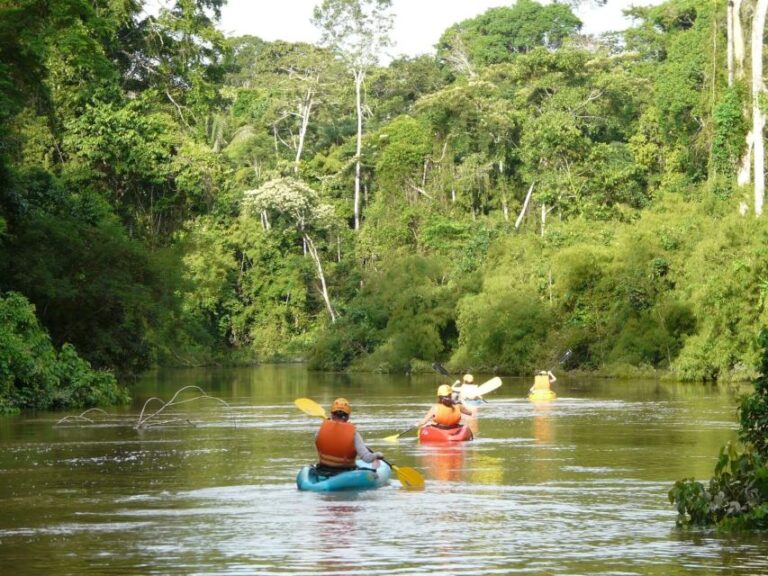 Puerto Maldonado: Kayak and Zip Line Adventure Monkey Isla