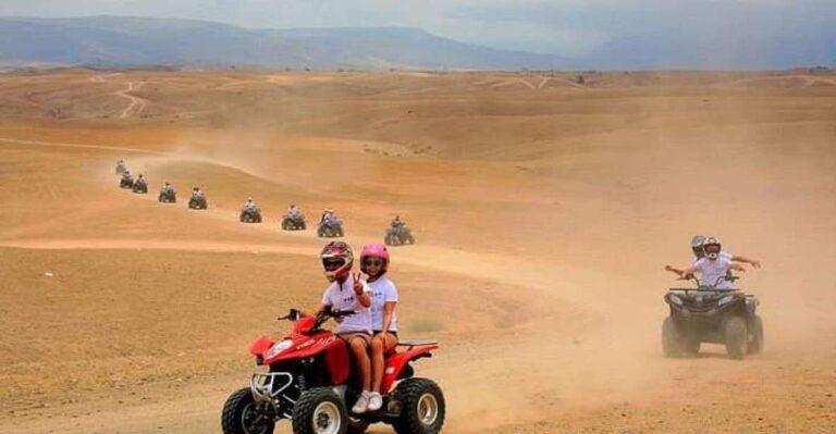 Quad ATV AT The Agafay Desert Marrakech