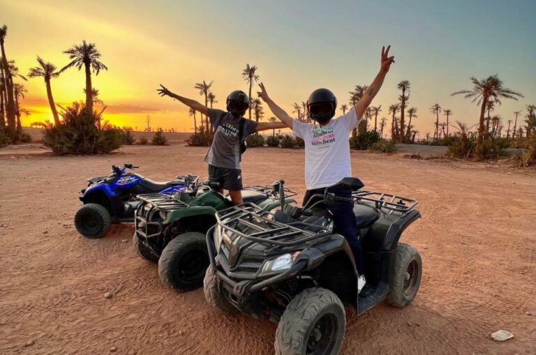 Quad Biking Sunset in Marrakech With Moroccan Tea