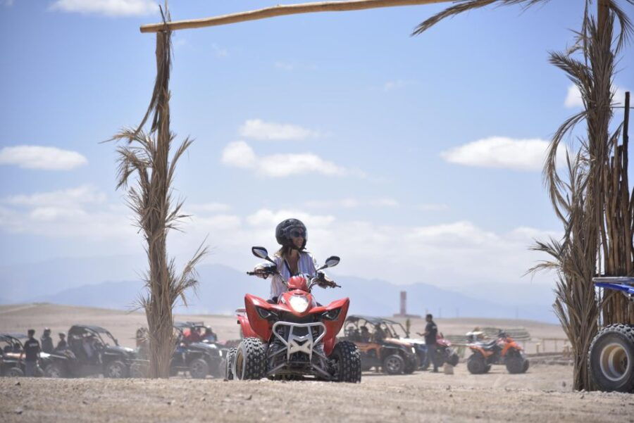 Quad Excursion in the Agafay Desert With Evening Dinner Show