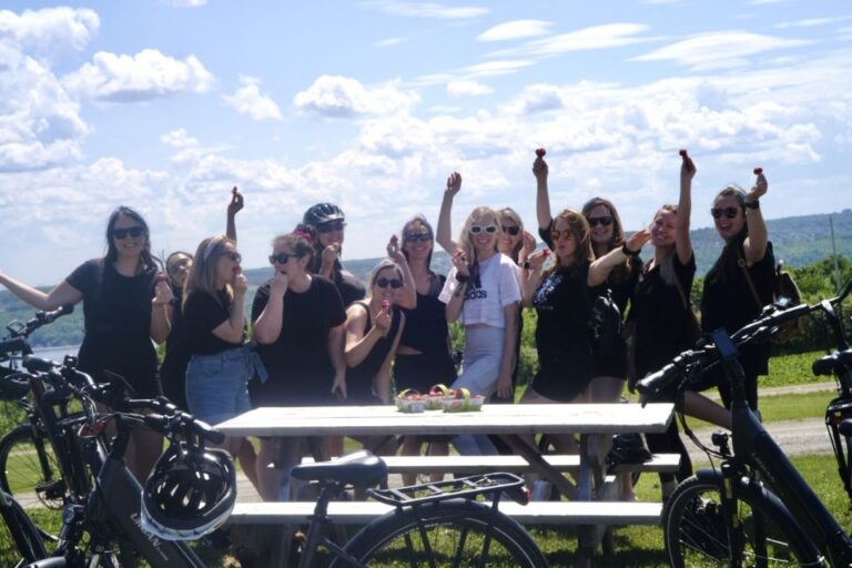 Quebec City: Ile Dorléans Guided E-Bike Tour With Tastings