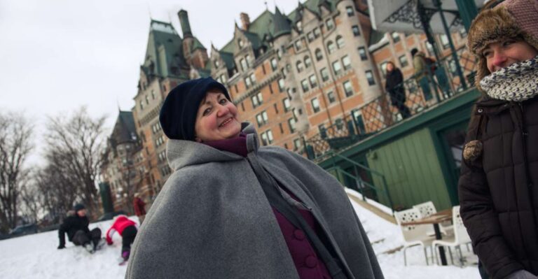 Quebec: Old City Guided Walking Tour in Winter