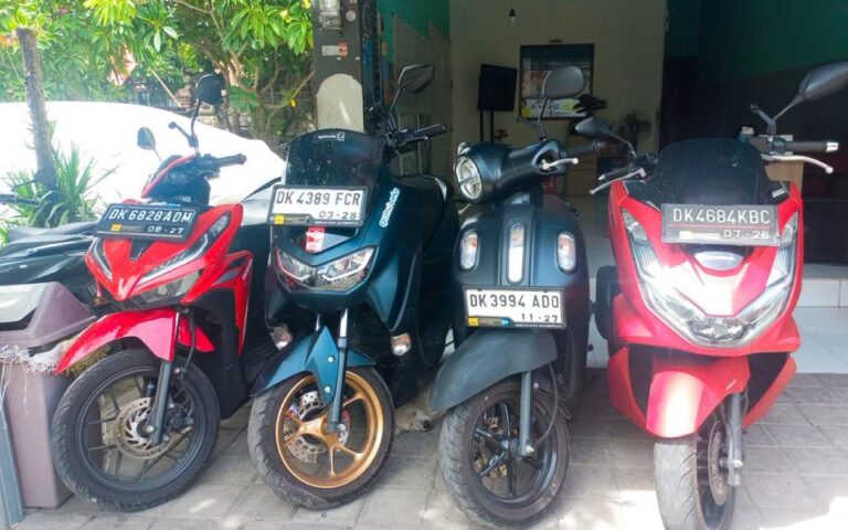 Rental Scooter or Motorbike In Bali Free Local Sim Card