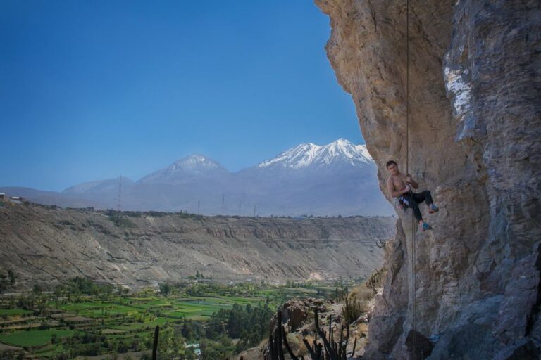 Rockclimbing in Arequipa, Perú