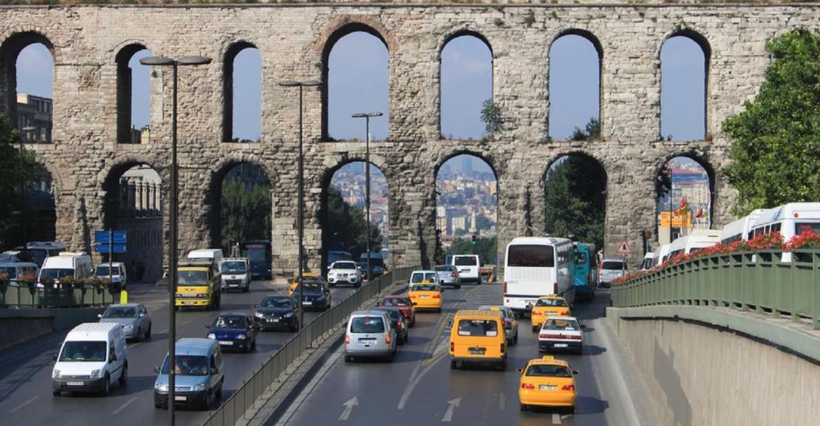 1 roman aqueduct sehzade mosques fatih local food market Roman Aqueduct, Sehzade Mosques &Fatih Local Food Market