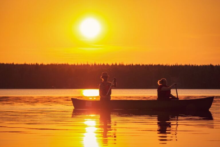 Rovaniemi: Canoeing Under the Midnight Sun