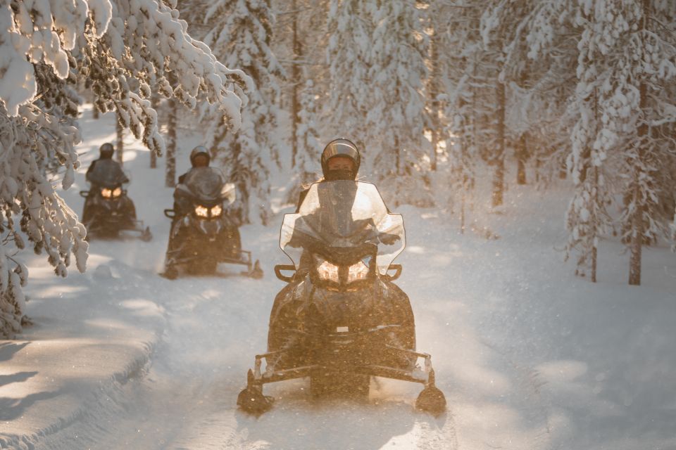 1 rovaniemi electric snowmobile safari tour with ice fishing Rovaniemi: Electric Snowmobile Safari Tour With Ice Fishing