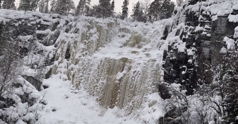 Rovaniemi: Korouoma Canyon Frozen Waterfalls Guided Hike