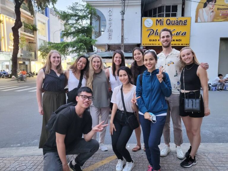 Saigon: Street Food Tour by Motorbike With Local Student