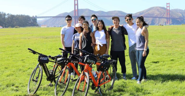 San Francisco: Golden Gate Bridge Guided Bike or Ebike Tour