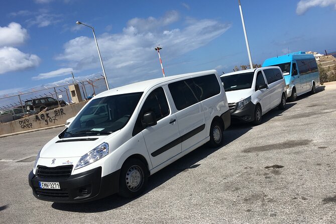 Santorini 1-Way Transfer To/From Airport, City, & Port