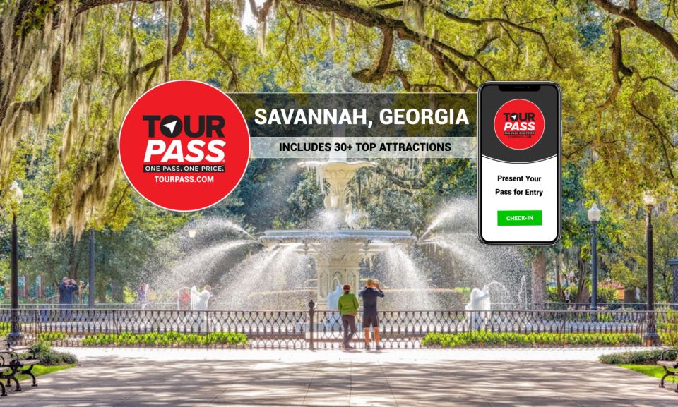 Savannah: Full Admission Tour Pass for 15 Tours - Booking and Cancellation Policy
