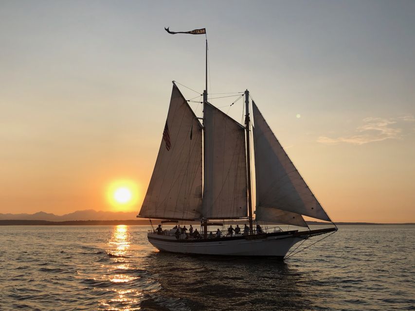 1 seattle tall sailboat sunset harbor cruise Seattle: Tall Sailboat Sunset Harbor Cruise