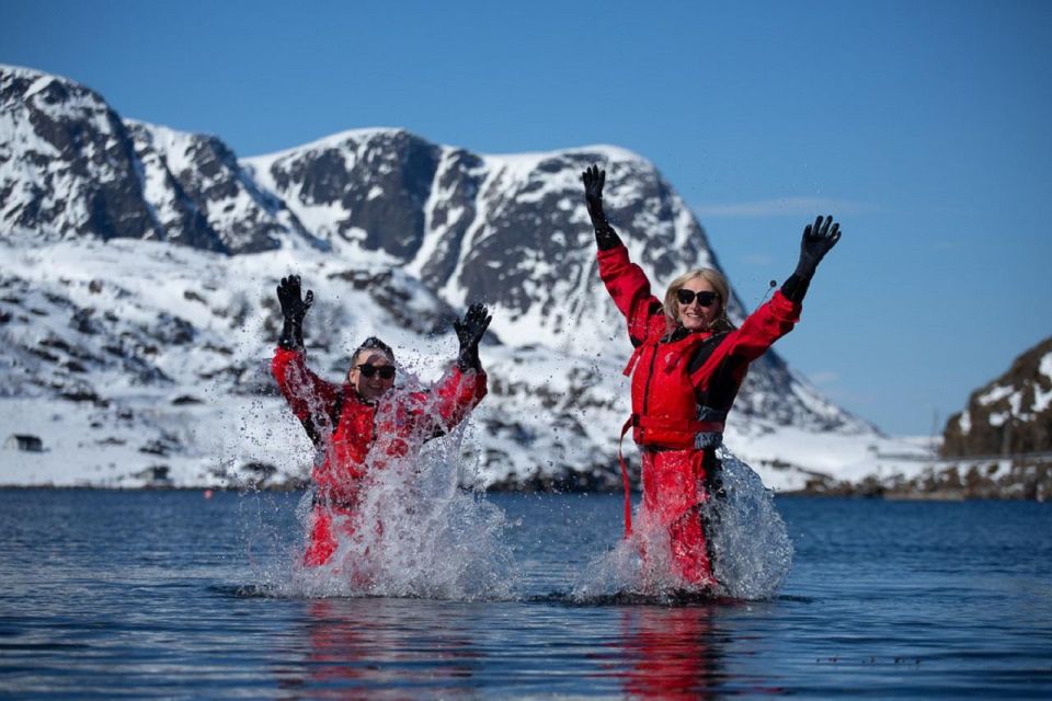 Seiland. Floating in the Arctic Sea.