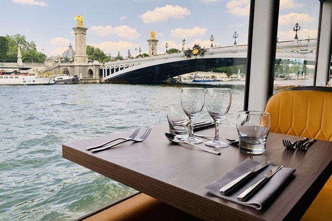 1 seine cruise departure from pont alexandre iii with dinner included Seine Cruise Departure From Pont Alexandre III With Dinner Included