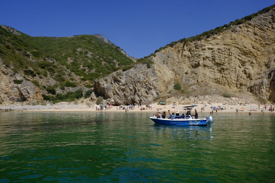 1 sesimbra ribeiro do cavalo beach taxi boat Sesimbra: Ribeiro Do Cavalo Beach Taxi Boat