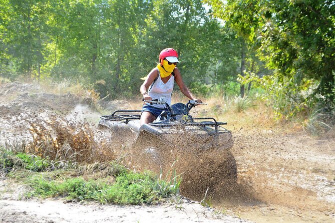 Side: Guided Quad Bike Riding Experience - Inclusions and Safety Gear Provided