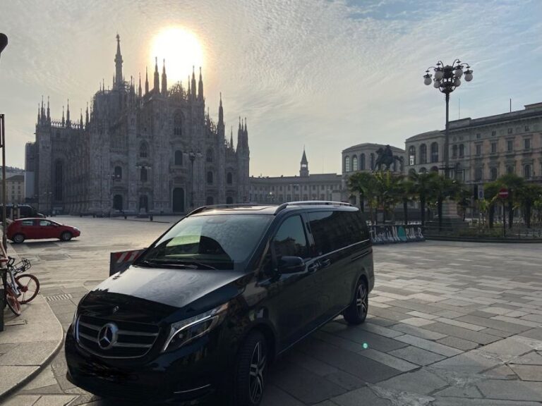 Silvaplana: Private Transfer To/From Malpensa Airport
