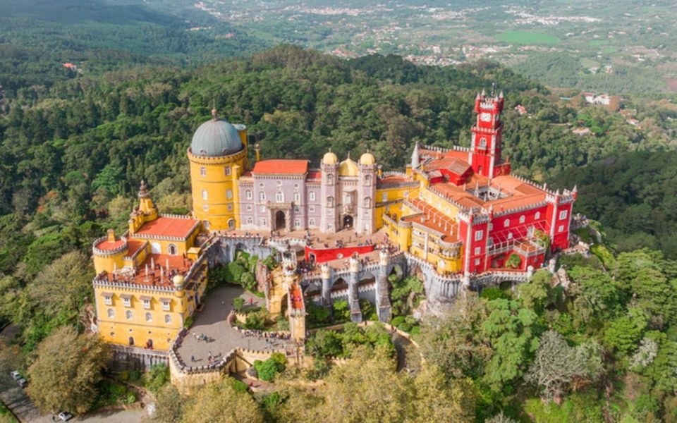 1 sintra pena palace moorish castle regaleira monserrate Sintra: Pena Palace. Moorish Castle. Regaleira. & Monserrate