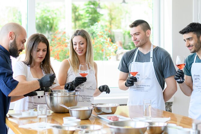Small Group Cooking Lesson With Visit to Two Wineries