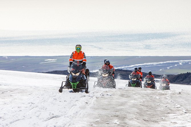 South Iceland: Mýrdalsjökull Glacier Snowmobile Tour From Vik