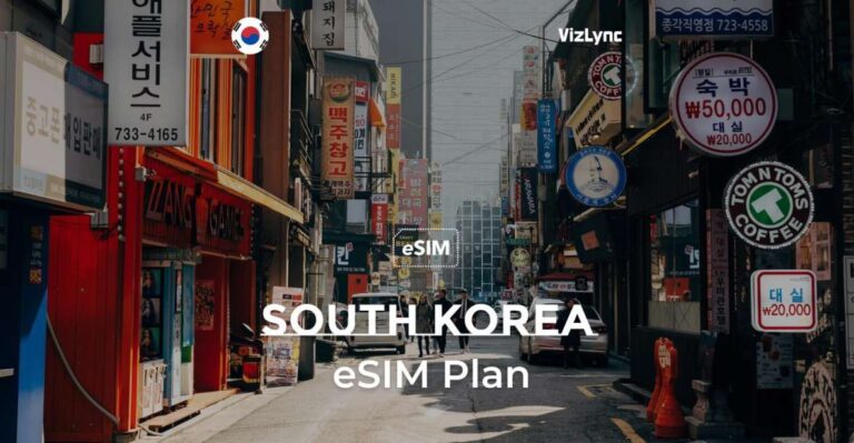 South Korea Travel Esim Plan With Super Fast Mobile Data