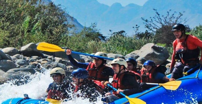 South Valley: Full Day Rafting in Cusipata and Ziplining