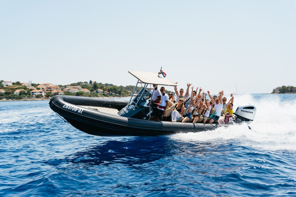 1 split blue lagoon and 3 islands speedboat tour with lunch Split: Blue Lagoon and 3 Islands Speedboat Tour With Lunch