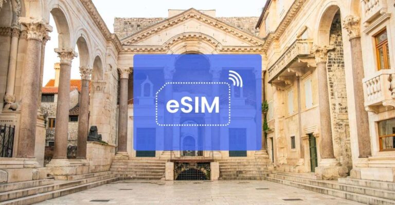 Split: Croatia/ Europe Esim Roaming Mobile Data Plan