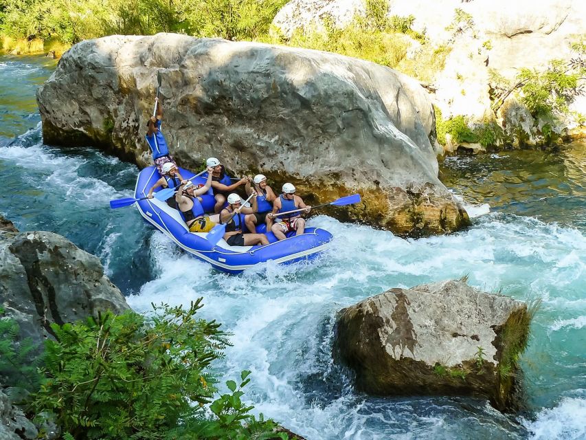 1 split omis cetina river rafting with cliff jump swimming Split/Omiš: Cetina River Rafting With Cliff Jump & Swimming