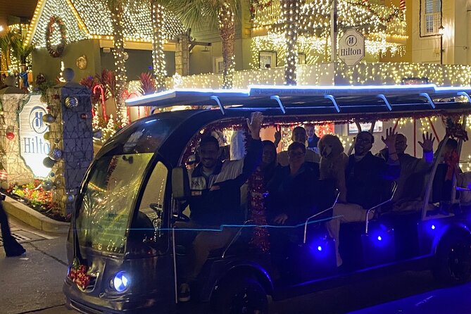 1 st augustine night of lights by electric cart St. Augustine Night of Lights by Electric Cart