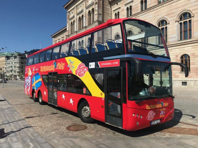 Stockholm: Hop-On Hop-Off Bus and Boat 72-Hour Ticket