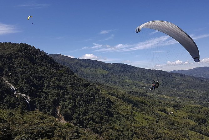 Stunning ATV 1hr Awesome PARAGLIDING Over Giant Waterfalls From MEDELLIN