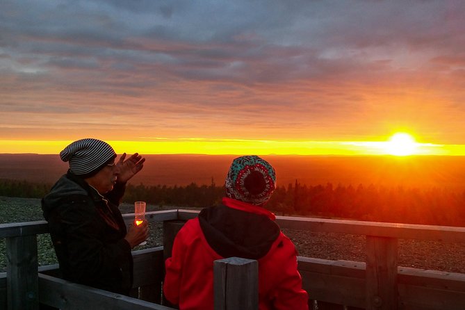 Sunset at the Arctic Circle