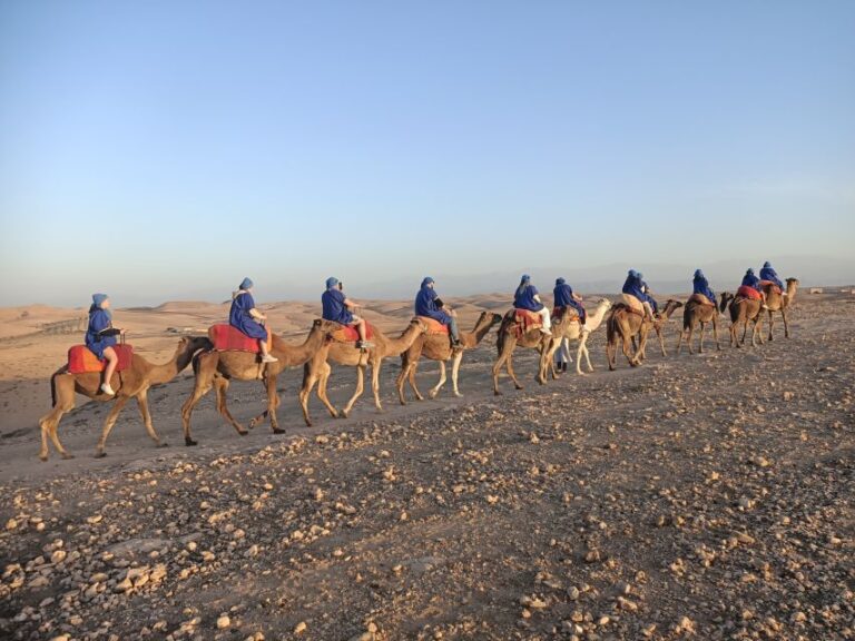 Sunset Camel Ride In Agafay Desert With Dinner