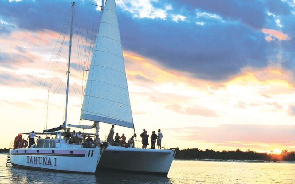 1 sunset catamaran at maroma beach Sunset Catamaran at Maroma Beach