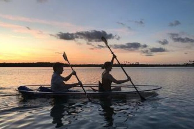 1 sunset clear kayak or clear paddleboard in orlando Sunset Clear Kayak or Clear Paddleboard in Orlando