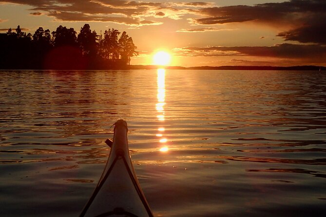 Sunset Kayak Tour With Fika on Stockholms Lakeside