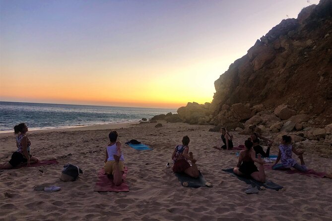 1 sunset yoga at lagoss beautiful beach by el sol lifestyle Sunset Yoga at Lagoss Beautiful Beach by El Sol Lifestyle