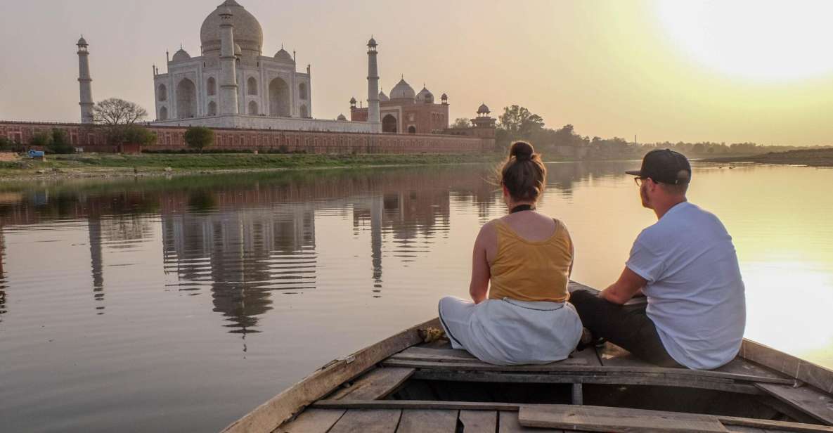 1 taj mahal back view yamuna boat ride tour 2 Taj Mahal Back View Yamuna Boat Ride Tour