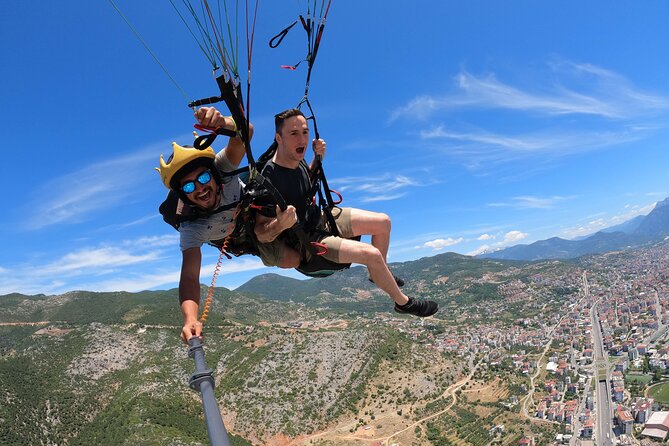 Tandem Paragliding in Alanya, Antalya Turkey With a Licensed Guide