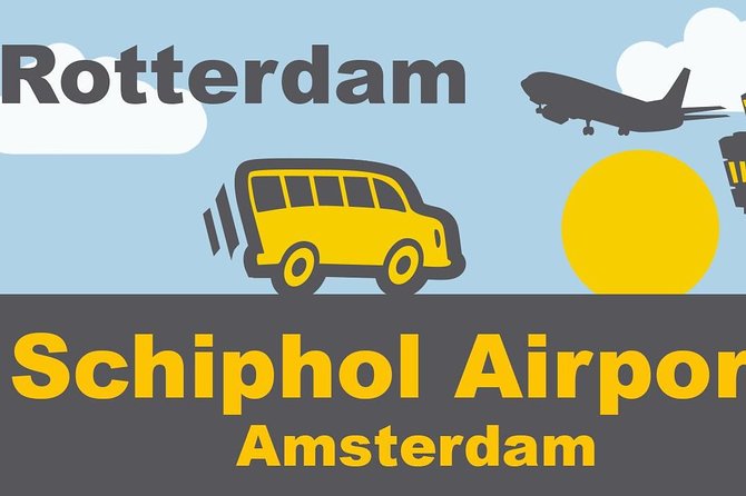 Taxi Minibus Transfer Airport Amsterdam to Cruise Port Rotterdam