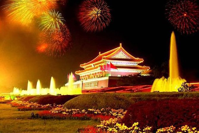 Tiananmen Square Night View & Ancient Commercial Area & Morden Street Tour