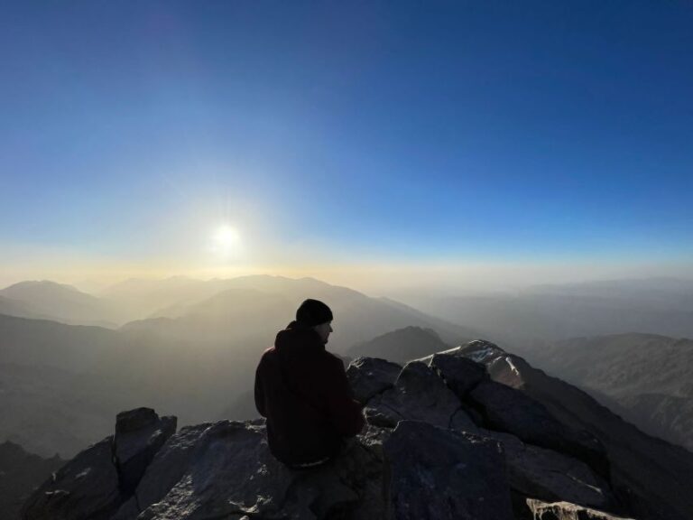 Toubkal Summit at 4167m on a Two-Day Journey From Marrakech.