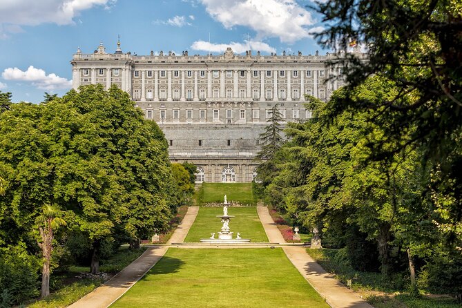 Tour of the Royal Gardens and Royal Palace of Madrid