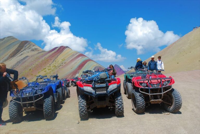 Tour Rainbow Mountain ATV (Quads) Breakfast, Lunch, and Ticket