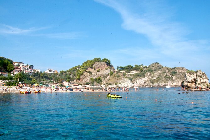 Tour to Bay of Taormina, Isola Bella, and Naxos
