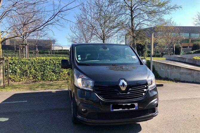 Transfer From Cdg/Orly/Lbg Airport to Paris by Van (8pax)