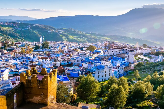 Transfer From Fes to Tangier via Chefchaouen or the Opposite Side