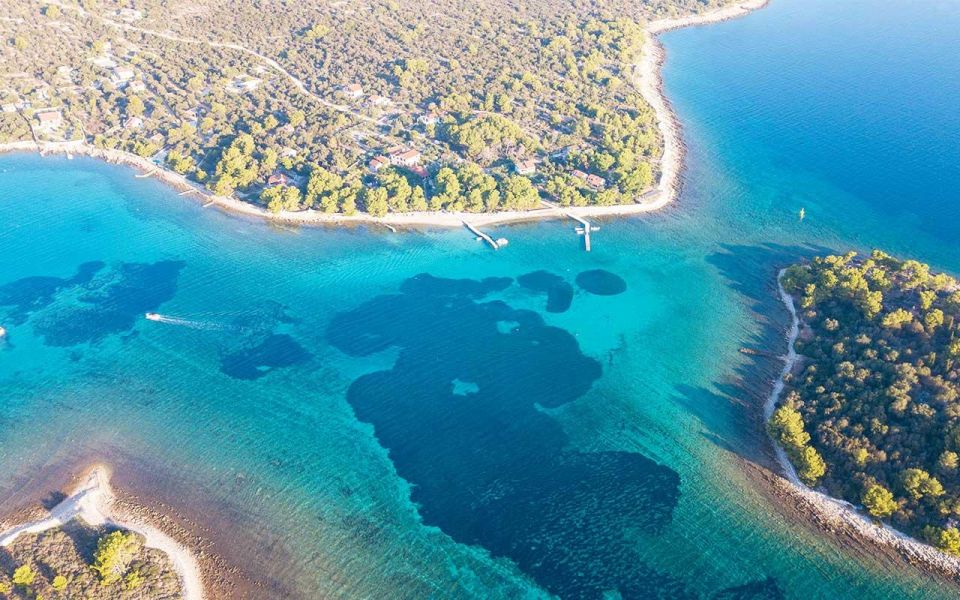 Trogir: Blue Lagoon, Maslinica, and Solinska Bay Boat Tour - Tour Overview